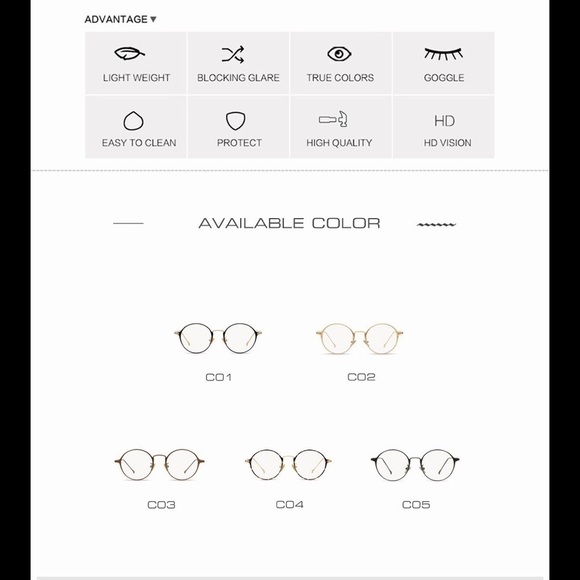 AOFLY Authentic Fashion Clear Glasses - Picture 5 of 5